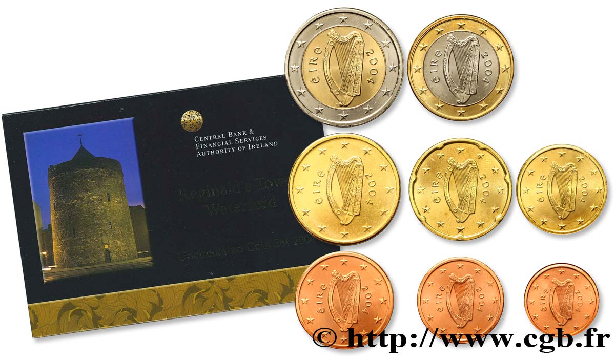 IRELAND REPUBLIC SÉRIE Euro BRILLANT UNIVERSEL - REGINALD’S TOWER DE WATERFORD 2004 Brilliant Uncirculated