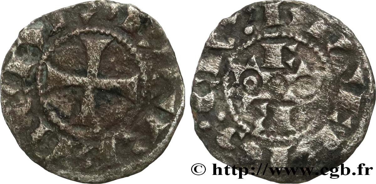 LANGUEDOC - VISCOUNT OF BÉZIERS - RAYMOND TRENCAVEL Obole VF/XF