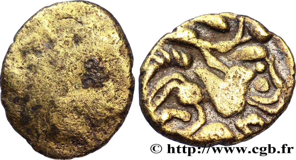 GALLIEN - NAMNETES (Region die Nantes) Quart de statère à l hippophore SGE/SS