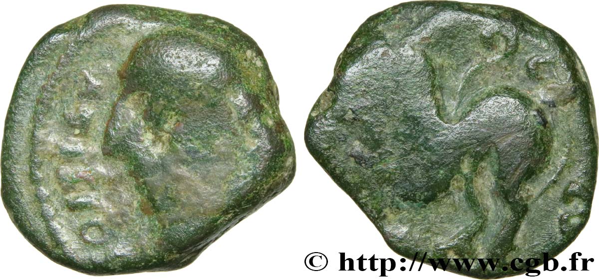 GALLIA BELGICA - REMI (Area of Reims) Bronze ATISIOS REMOS, classe II VF