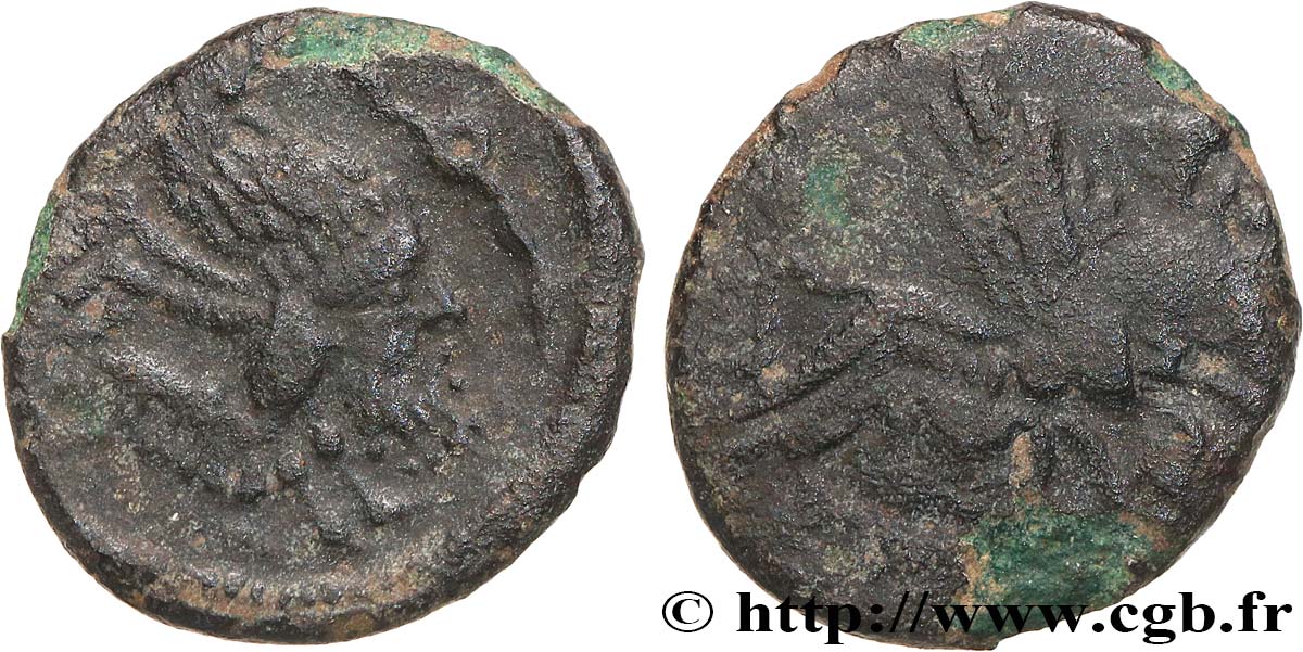 GALLIEN - BELGICA - BELLOVACI (Region die Beauvais) Bronze au coq, “type de Bracquemont” fSS