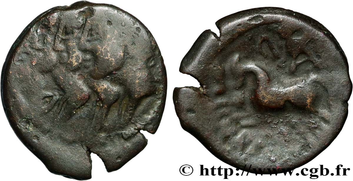 GALLIA BELGICA - REMI (Area of Reims) Bronze REMO/REMO VF