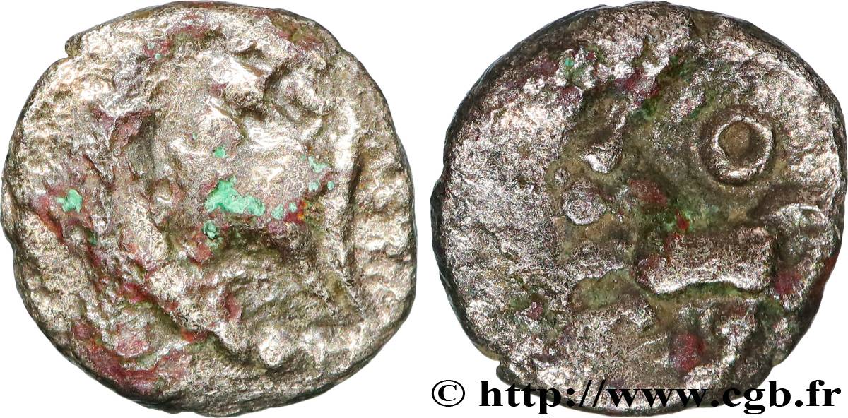 GALLIA - SANTONES / CENTROOESTE - Inciertas Obole au cheval et aux annelets BC+