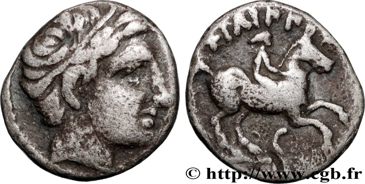MACEDONIA - REINO DE MACEDONIA - FELIPE III ARRIDAIOS Cinquième de tétradrachme MBC
