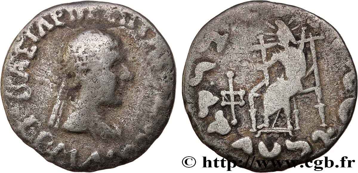BACTRIA - BACTRIAN KINGDOM - HERMAEUS Drachme bilingue VF