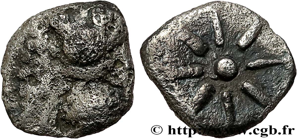 IONIA - EPHESUS Tetartemorion VF/XF