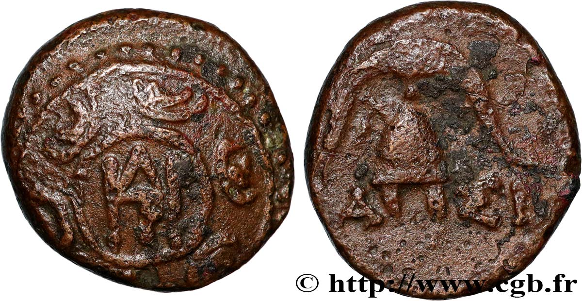 MACEDONIA - MACEDONIAN KINGDOM - DEMETRIOS POLIORKETES Demi-unité XF