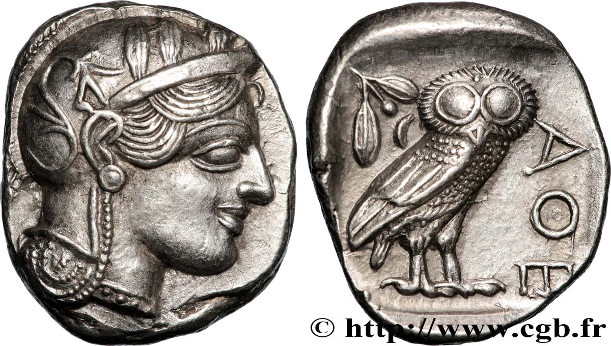 ATTICA - ATHENS Tétradrachme MS