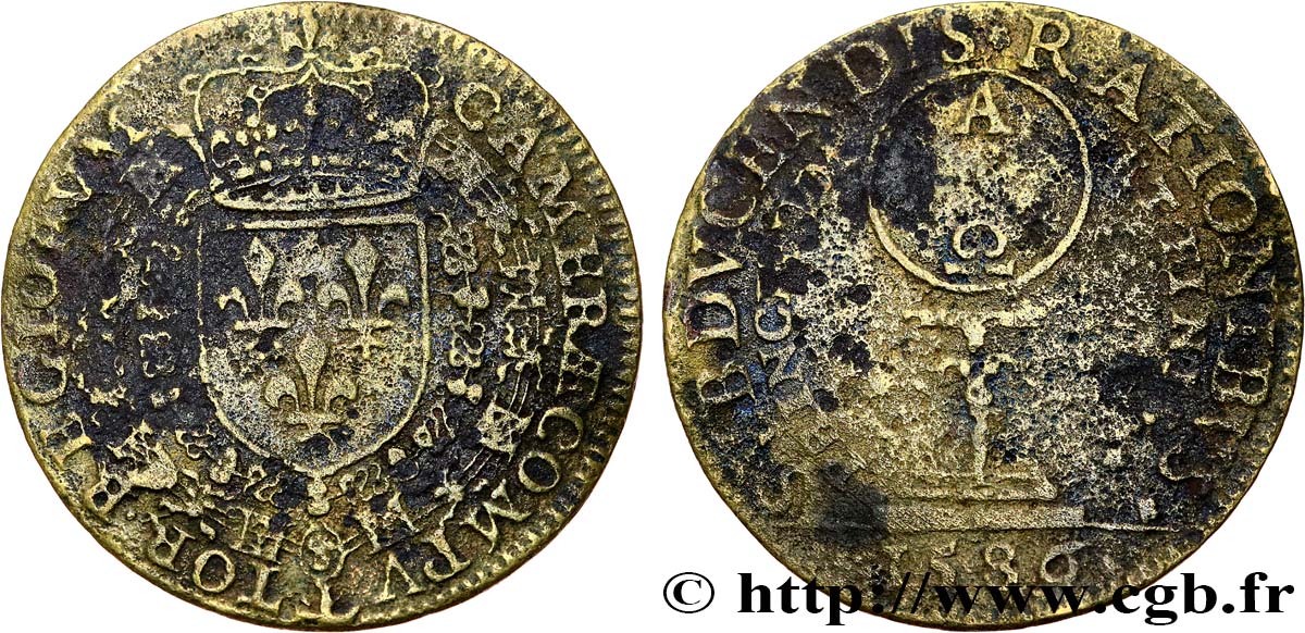CHAMBRE DES COMPTES DU ROI / ACCOUNTS CHAMBER OF THE KING HENRI III F
