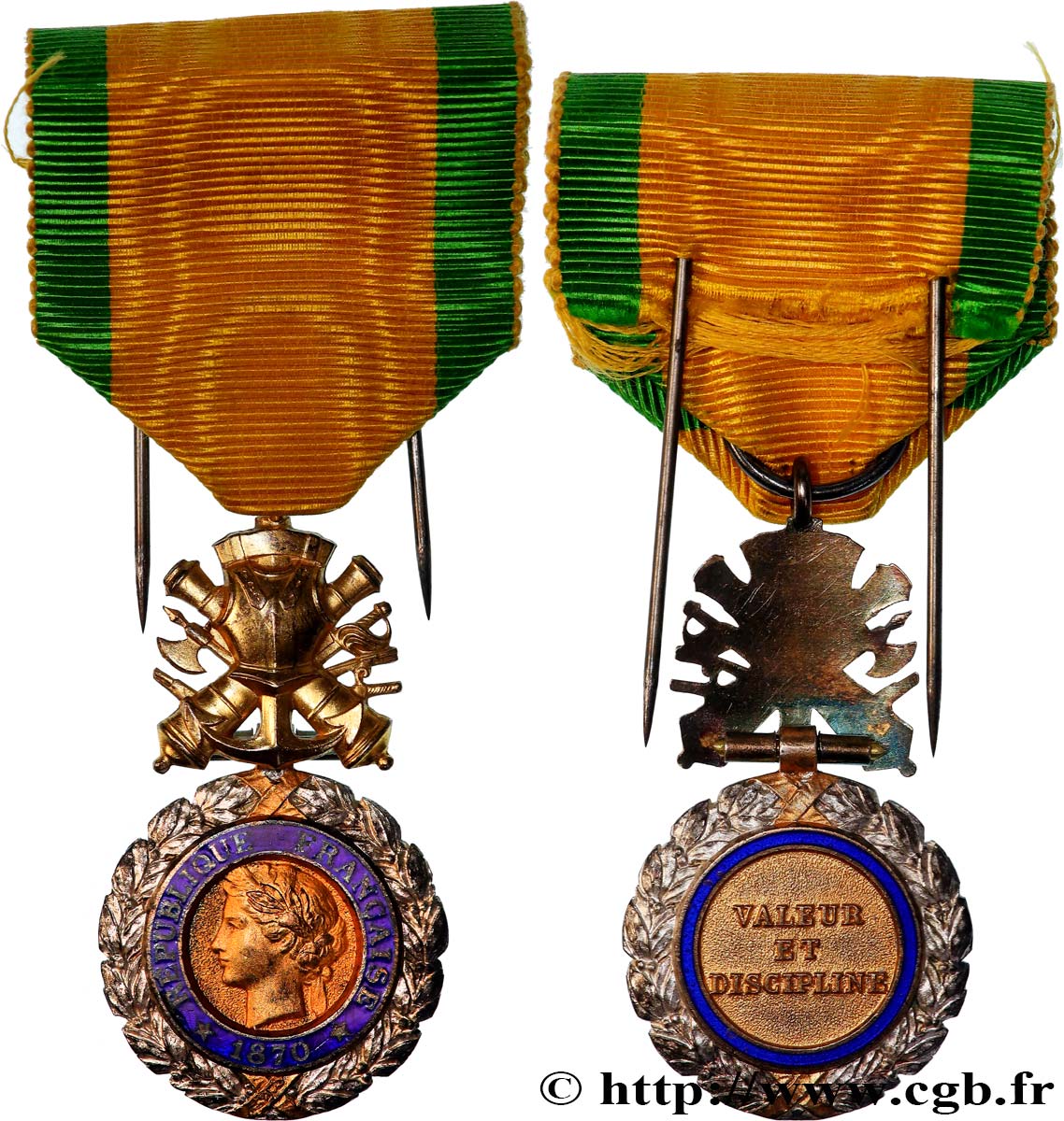 TROISIÈME RÉPUBLIQUE Médaille militaire, sous-officier TTB+