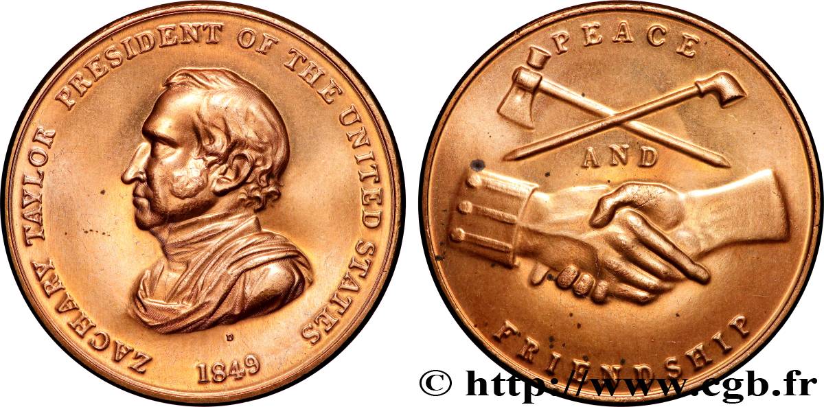 VEREINIGTE STAATEN VON AMERIKA Médaille, Zachary Taylor fST
