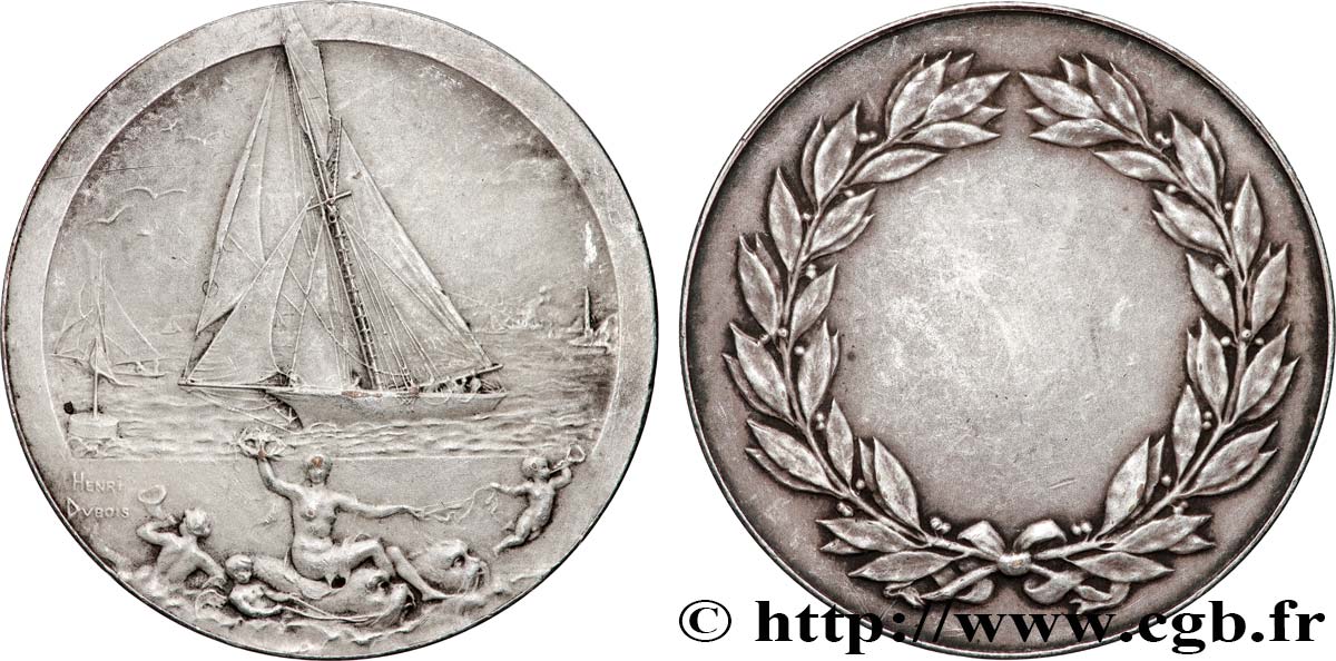 MER ET MARINE : PAQUEBOTS, NAVIRES, BATEAUX Médaille de récompense TTB+