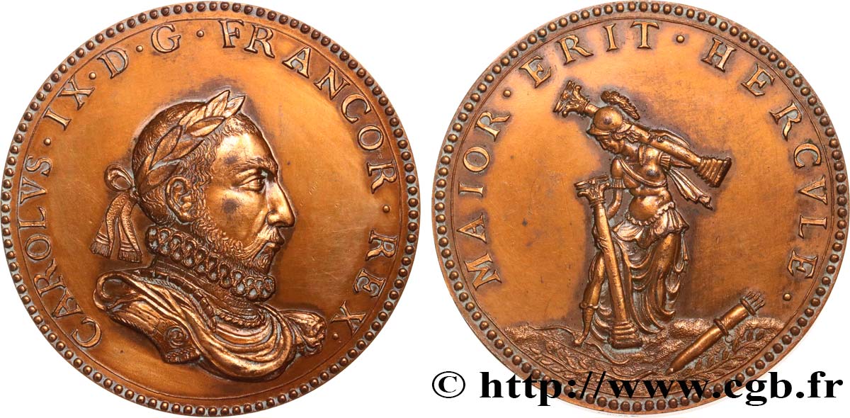 CHARLES IX Charles IX, plus grand qu’Hercule, refrappe q.SPL