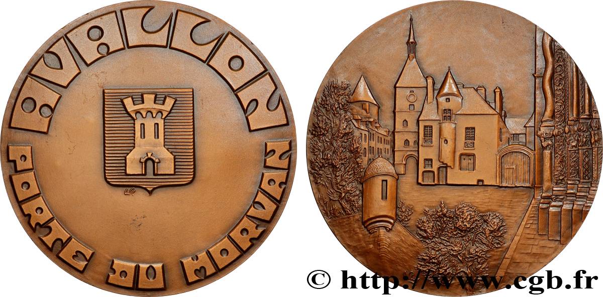 FUNFTE FRANZOSISCHE REPUBLIK Médaille, Avallon fST