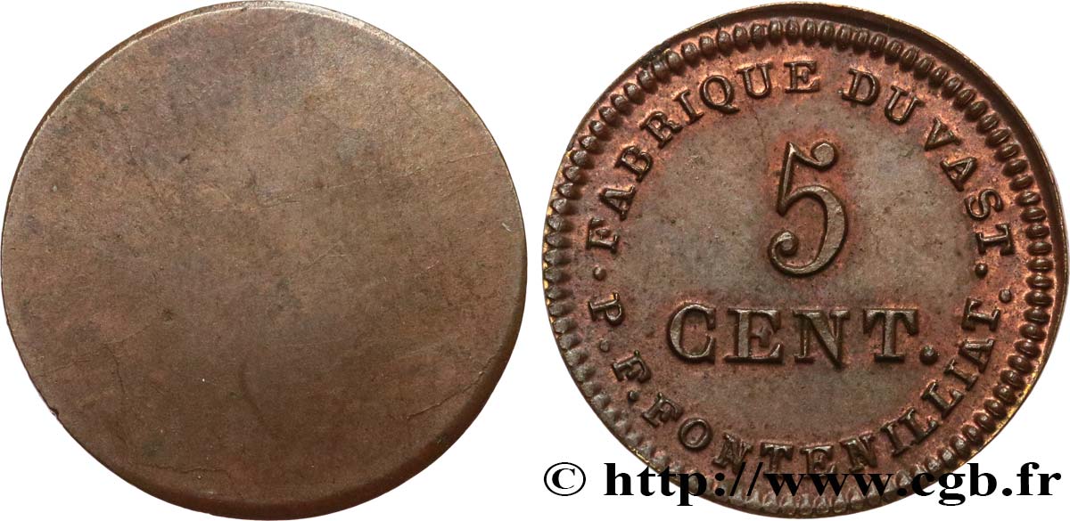MINES DU VAST 5 centimes VZ
