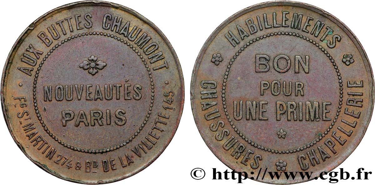 ENTREPRISES, INDUSTRIES ET COMMERCES DIVERS 1 Prime - AU BUTTES CHAUMONT fVZ