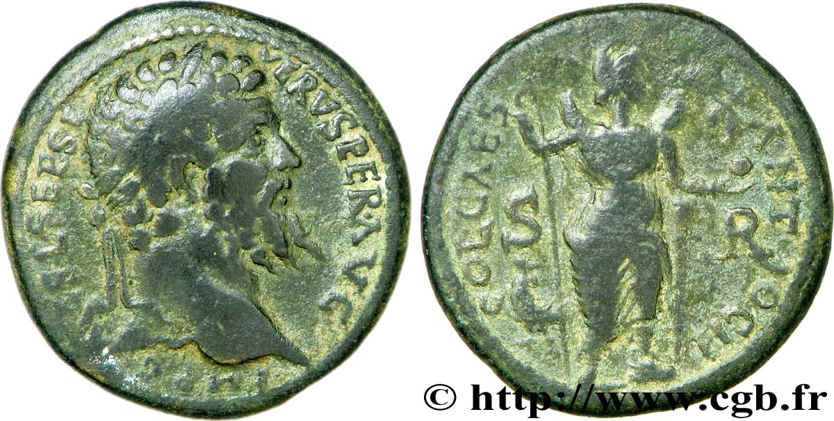 SEPTIMIUS SEVERUS Sesterce XF