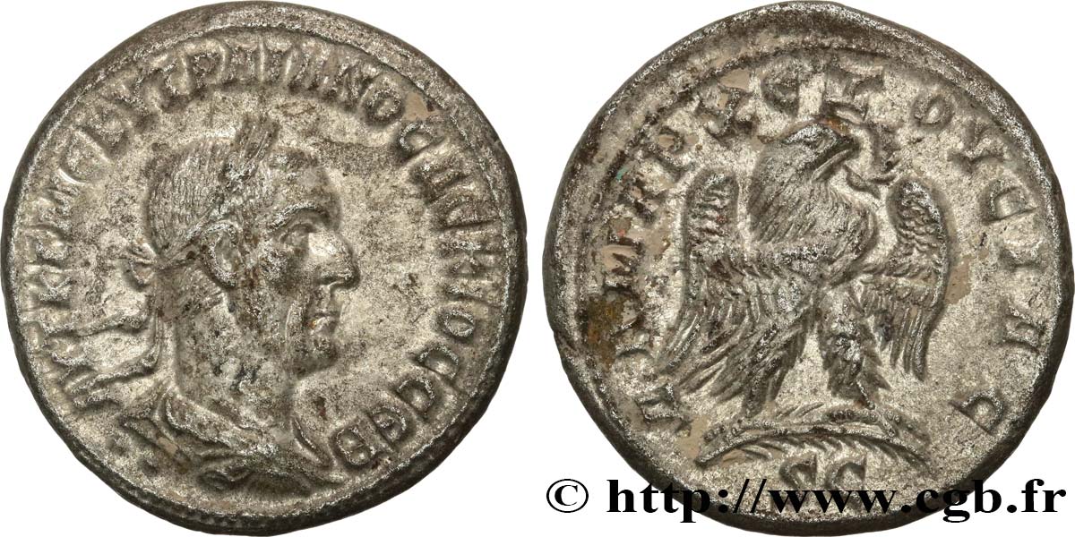TRAIANUS DECIUS Tétradrachme syro-phénicien VZ
