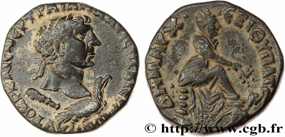 TRAJANUS Tétradrachme syro-phénicien XF