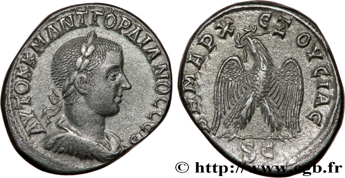 GORDIANUS III Tétradrachme syro-phénicien VZ