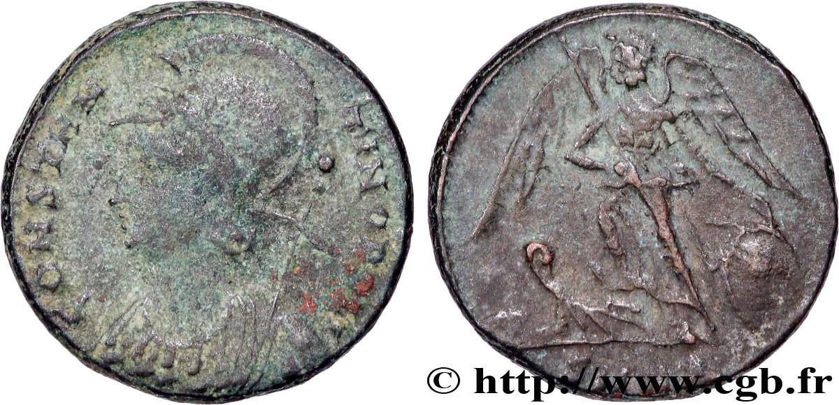 CONSTANTINOPOLIS Centenionalis ou nummus XF