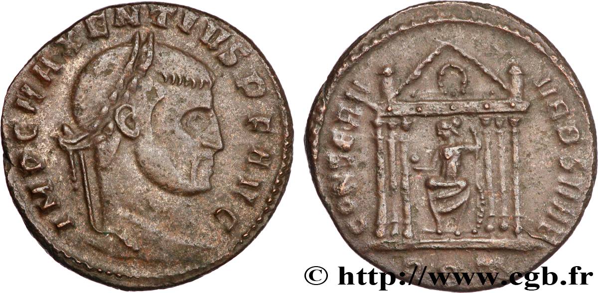 MAXENTIUS Follis ou nummus XF/AU