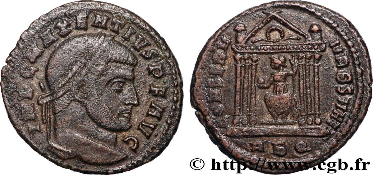 MAXENTIUS Follis ou nummus AU