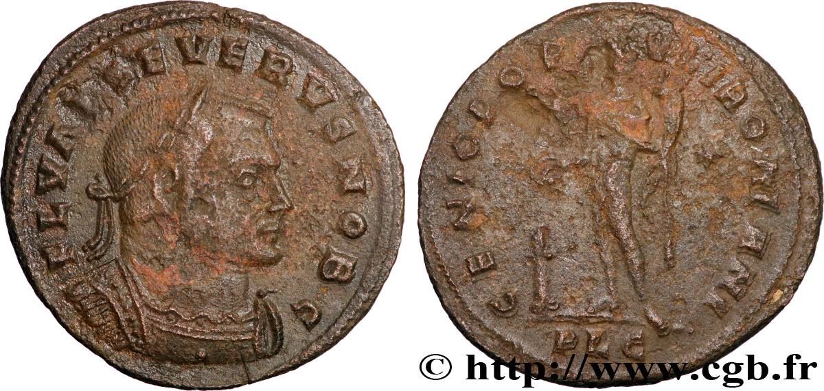SEVERUS II Follis ou nummus SS/fSS