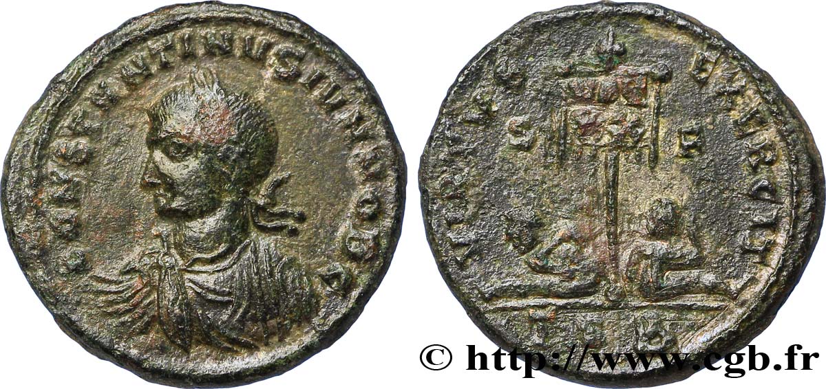 CONSTANTINE II Centenionalis ou nummus AU/AU