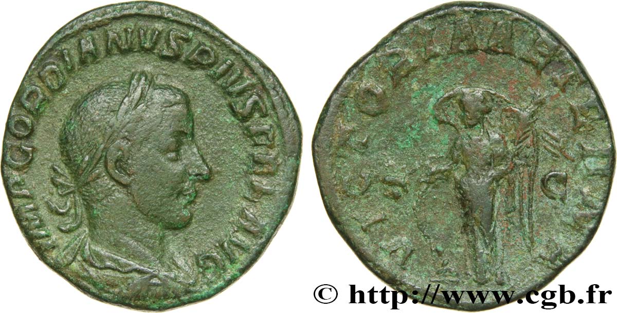 GORDIAN III Sesterce VF