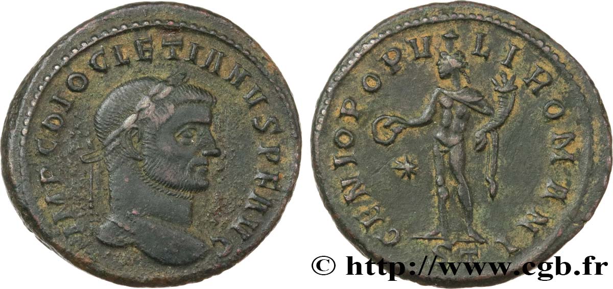 DIOCLETIAN Follis ou nummus AU