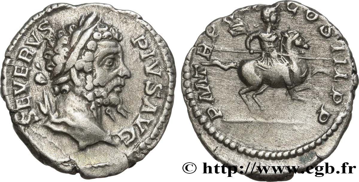 SEPTIMIUS SEVERUS Denier XF