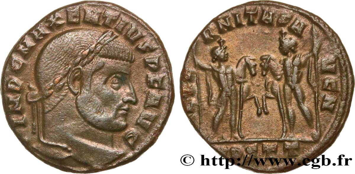 MAXENTIUS Follis ou nummus AU