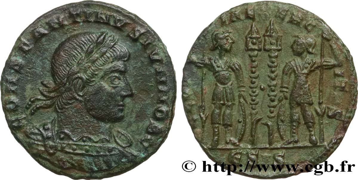 CONSTANTINUS II Centenionalis ou nummus VZ