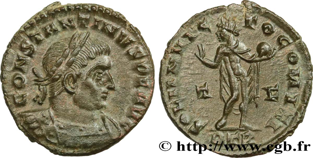 CONSTANTINO I EL MAGNO Follis ou nummus MBC+/EBC