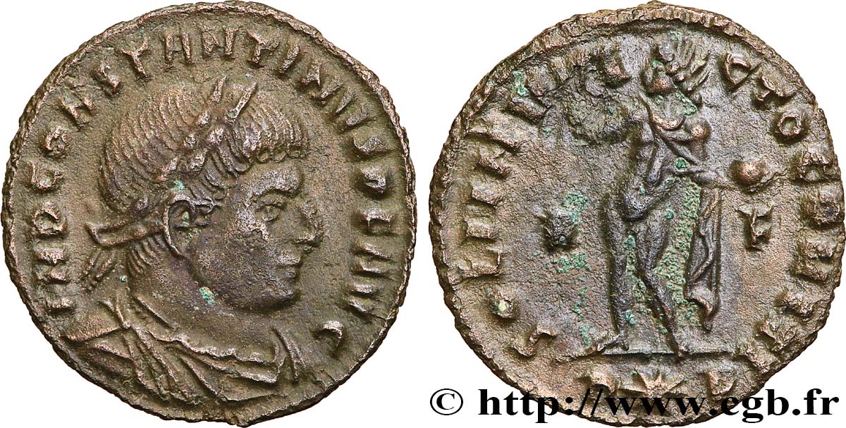 CONSTANTINO I EL MAGNO Follis ou nummus EBC/MBC+