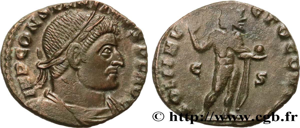 CONSTANTINE I THE GREAT Follis ou nummus AU/XF