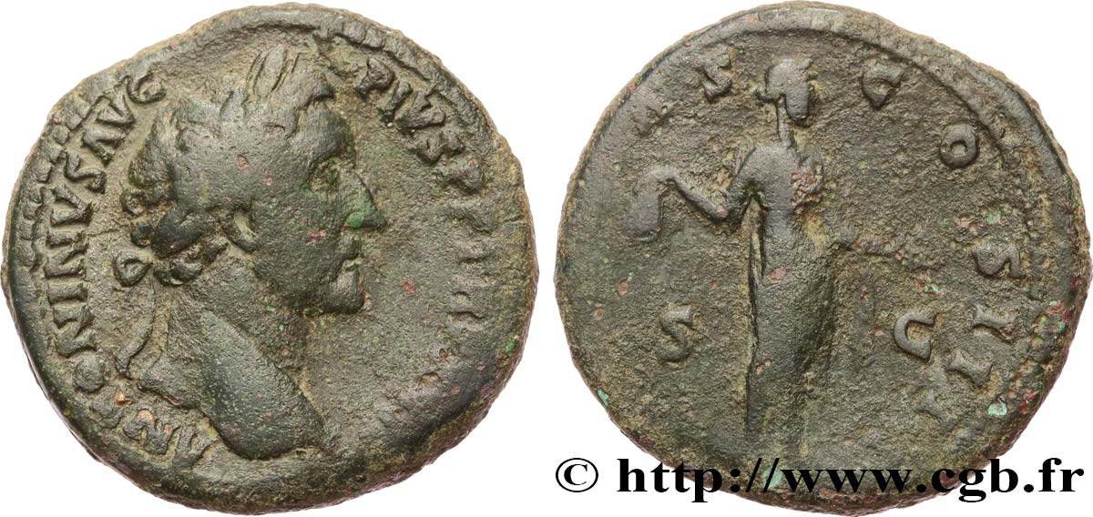 ANTONINUS PIUS Sesterce VF
