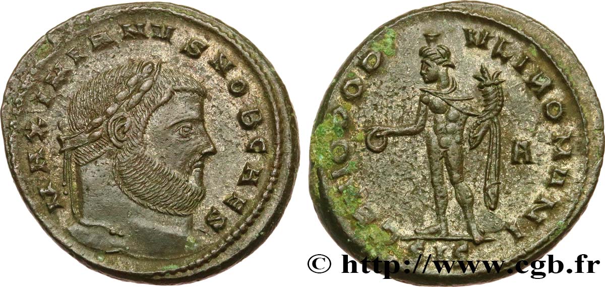 GALERIUS Follis ou nummus AU