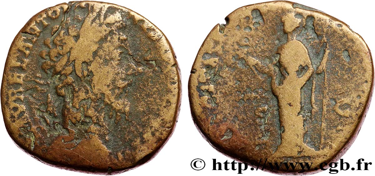 MARCUS AURELIUS Sesterce VF/VF