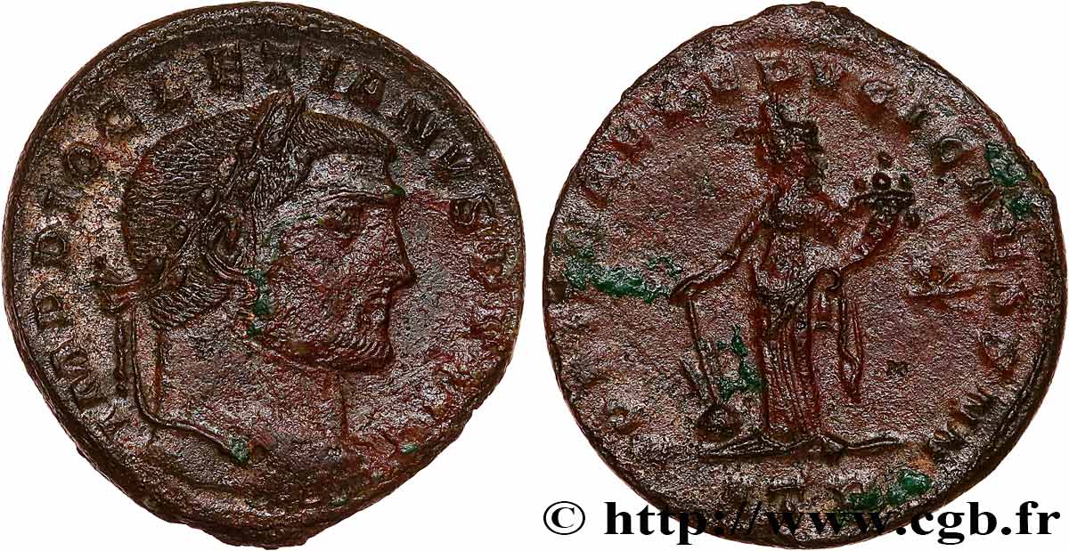 DIOCLETIAN Follis ou nummus XF