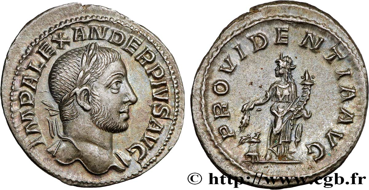 SEVERUS ALEXANDER Denier MS