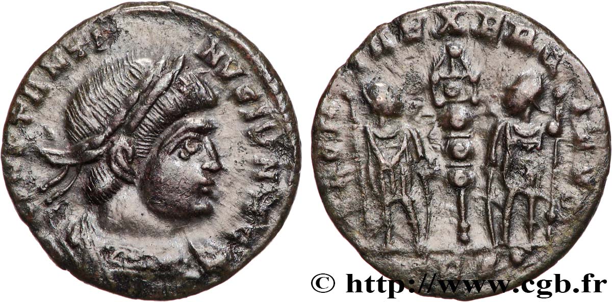CONSTANTINE II Centenionalis ou nummus AU/AU