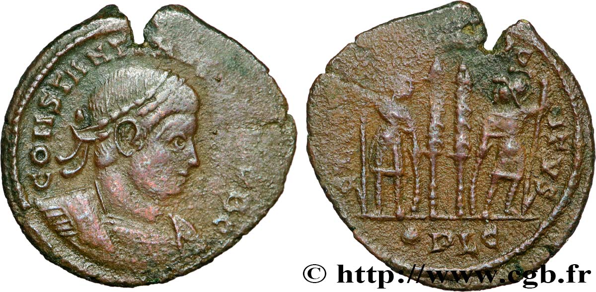 COSTANTINO II Centenionalis ou nummus BB