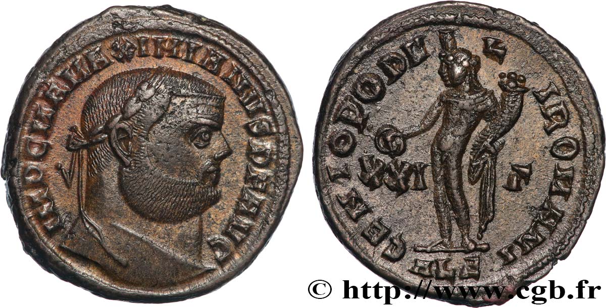 MAXIMIANUS HERCULIUS Follis ou nummus AU/AU