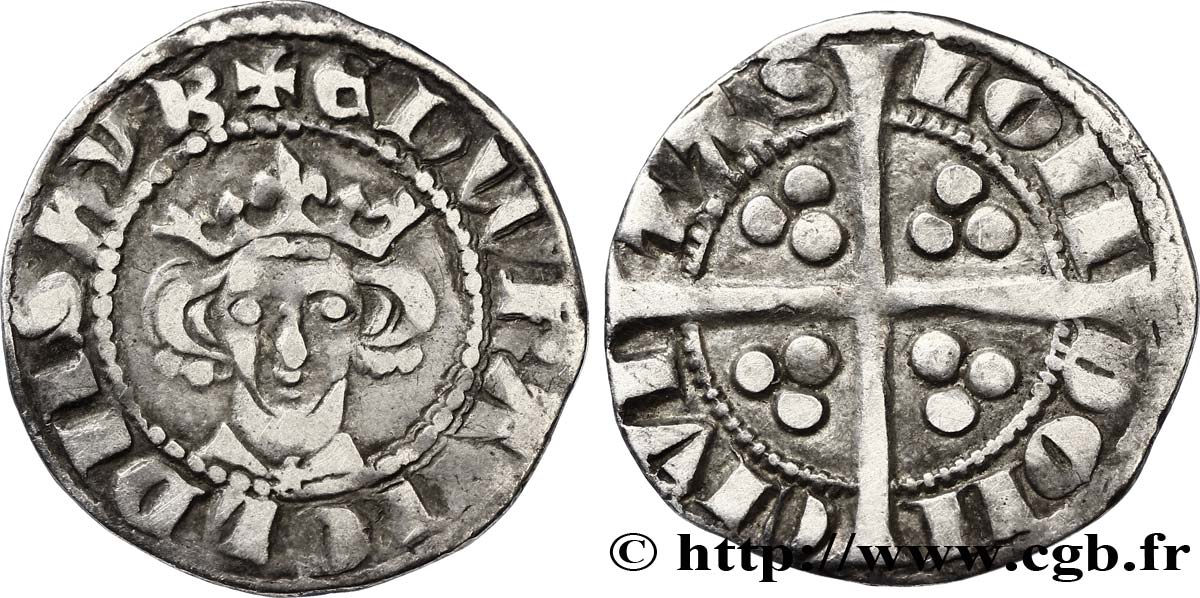 ENGLAND - KINGDOM OF ENGLAND - EDWARD I Penny n.d. Londres VF